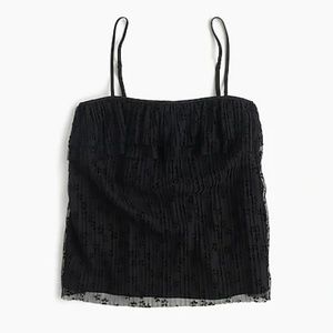 J. Crew Fluttery lace cami
